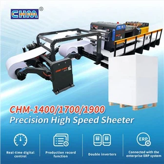 CHM -1400/1700/1900 آلة ورقة ورقة عالية السرعة الدقة